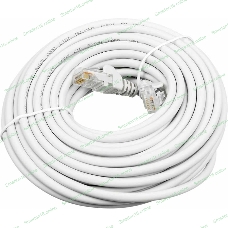 Кабель Патч-корд LANMASTER LAN-PC45/U5E-10-WH вилка RJ-45-вилка RJ-45 cat.5е 10м белый LSZH (уп.:1шт)