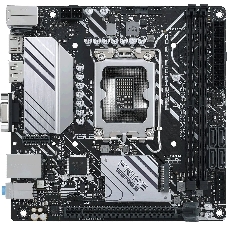 Материнская плата ASUS PRIME H610I-PLUS D4-CSM, LGA 1700, Intel H610, 2xDDR4, 4xSATA, 1xM.2 PCIe 3.0 x4, 1xPCIe 4.0 x16, 1xHDMI, 1xDP, 1xVGA, 2xUSB-A 3.2 Gen 1, 2xUSB-A 2.0, 1x 1Gb LAN, 3x3.5 мм, 7.1, Mini-ITX