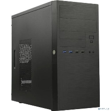 Корпус Powerman ES555BK-450W Black, Mini-Tower, чёрный, БП 450 Вт