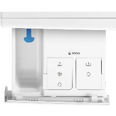 Стирально-сушильная машина Bosch WNC254A0ME белый, загр.фронтальная, макс.: 10,5 кг, 1400 об/мин, класс: D
