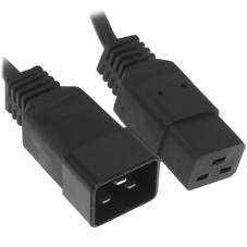 Кабель питания сист.блок-монитор Cablexpert PC-189-1-1.8M, 1.8м, C13-C14, 3x1кв.мм., черный, с заземлением