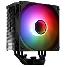 Устройство охлаждения(кулер) Thermalright Burst Assassin Vision 120 Soc-AM5/AM4/1200/1700/1851 черный 4-pin 25.6dB Al+Cu LCD Ret (BA120-VISION-BL)
