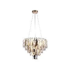 Светильник Ambrella light TR5256/8 SGD/CL золото/прозрачный E27*8 max 40W D500*350