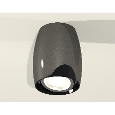 Светильник Ambrella Light XS1123001 DCH/PSL черный хром/серебро полированное MR16 GU5.3 (C1123, N7003)