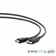 Кабель DisplayPort-HDMI Gembird/Cablexpert 3м, 20M/19M, черный, экран, пакет