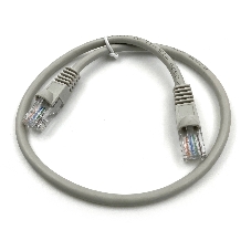 Патч-корд Buro cat.5e molded 0.5м серый RJ-45 (m)-RJ-45 (m)