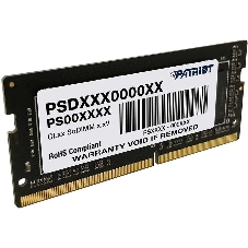 Оперативная память Patriot Signature, DDR4, 16GB (1x16 GB), 3200 MHz, CL22, SO-DIMM