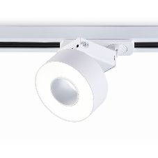 Трековый однофазный светодиодный светильник Ambrella light GL6861 WH белый LED 10W 4200K D75*80