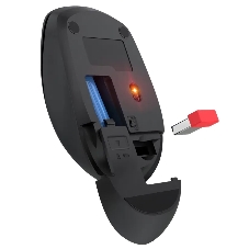 Мышь беспроводная Defender Velvet MB-406 черный, 1600 dpi, радиоканал, Bluetooth, USB, кнопки - 4