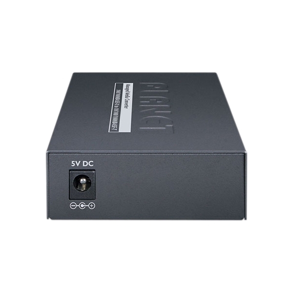 Медиаконвертер PLANET 1-Port 10/100/1000T + 1-Port 100/1000X SFP Managed Media Converter (IPv4/IPv6 Dual stack management, supports TLSv1.2/SSHv2/SNMPv3 Cybersecurity features, TS-1000/802.3ah OAM, LFP, 802.1Q VLAN, PLANET CloudViewer app and NMS MQTT)
