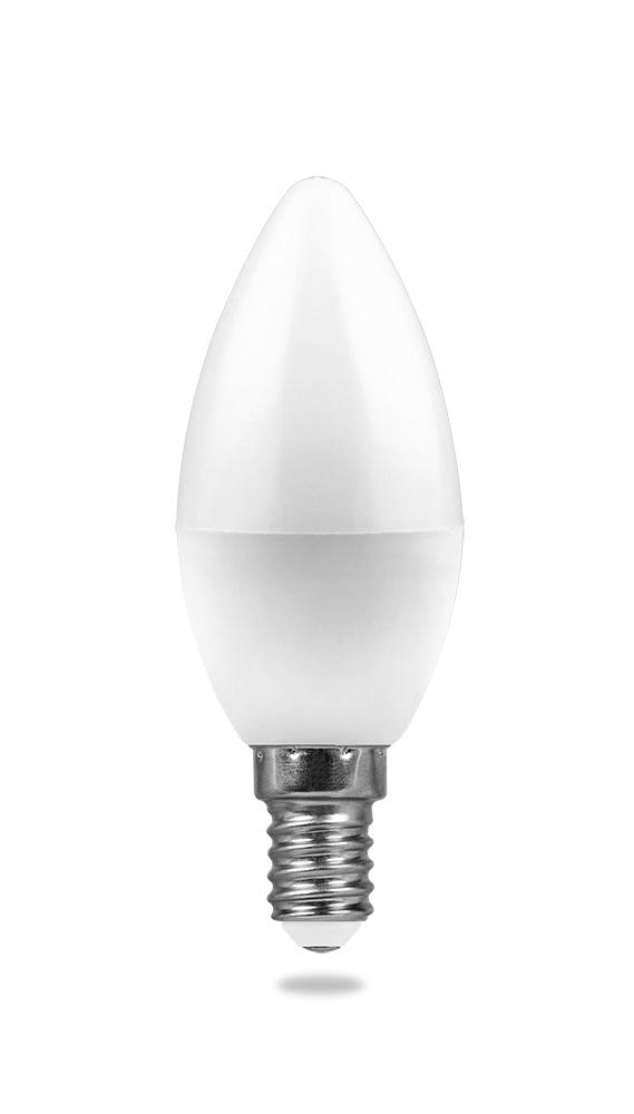 Лампа светодиодная Feron LB-97 7W 230V E14 2700K свеча