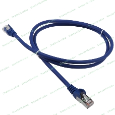 Патч-корд Lanmaster LSZH FTP кат.5e, 1.0 м, синий