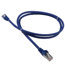 Патч-корд Lanmaster LSZH FTP кат.5e, 1.0 м, синий Патч-корд Lanmaster LSZH FTP кат.5e, 1.0 м, синий