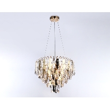 Светильник Ambrella light TR5256/8 SGD/CL золото/прозрачный E27*8 max 40W D500*350