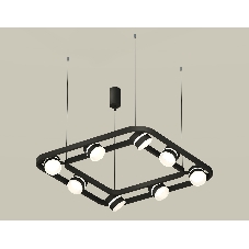 Светильник Ambrella light XB9182152/8 SBK/FR черный песок/белый матовый GX53 (C9182, N8445)