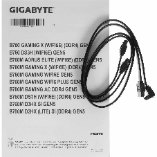 Материнская плата Gigabyte B760M AORUS ELITE WIFI6E GEN5, LGA1700, Intel B760, 4xDDR5, 4xSATA, 2xM.2 PCIe 4.0, 1xPCIe 5.0 x16, 1xPCIe 4.0 x4, 1xHDMI, 1xDisplayPort, 1x 2.5Gb LAN, 1xUSB 3.2 Gen2x2 Type-C, 1xUSB 3.2 Gen2 Type-A, 3xUSB 3.2 Gen1, 4xUSB 2.0, 2x3.5 мм, 7.1, microATX
