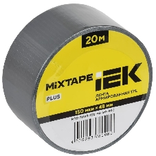 Лента армированная TPL 150мкм 48ммх20м серая MIXTAPE PLUS