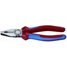 Пассатижи KNIPEX 0302180 180 мм ручки с двухцветными многокомпонентными чехлами