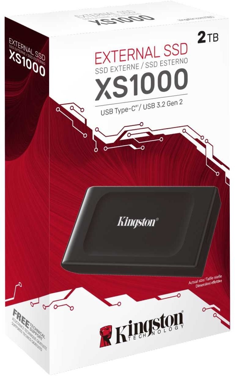 Внешний SSD Kingston USB-C 2Tb SXS1000/2000G XS1000 1.8