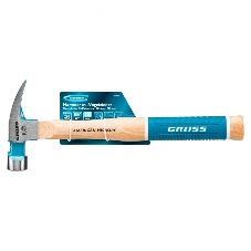 Молоток-гвоздодер Gross AMERICAN HICKORY 280 г, угол 75, магнит, обрезиненная рукоятка