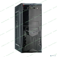 Компьютерный корпус ExeGate EX280388RUS Miditower ExeGate CP-604 Black, ATX, (CP450W, 80мм), 2хUSB, Audio
