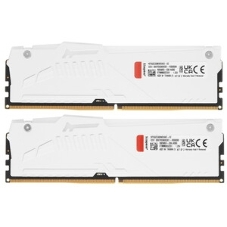 Оперативная память Kingston Fury Beast, DDR5, 32Gb (2x16 Gb), 5600 MHz, CL36, DIMM, радиатор, белый