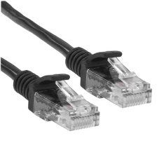 Патч-корд CCA light UTP Гарнизон PC-UTP-5e-0.5-BK cat.5e, 0.5м, литой, многожильный черный