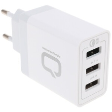 Сетевое зарядное устройство Qumo Quick Charge 3.0 3 USB (Charger 0019), 3 USB, 4.2A, 1 USB (QC 3.0, FCP, AFC) + 2 USB 2,1A, черный