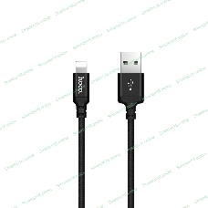 Кабель HOCO X14 USB 2.0, AM/Lightning M, черный, 1м