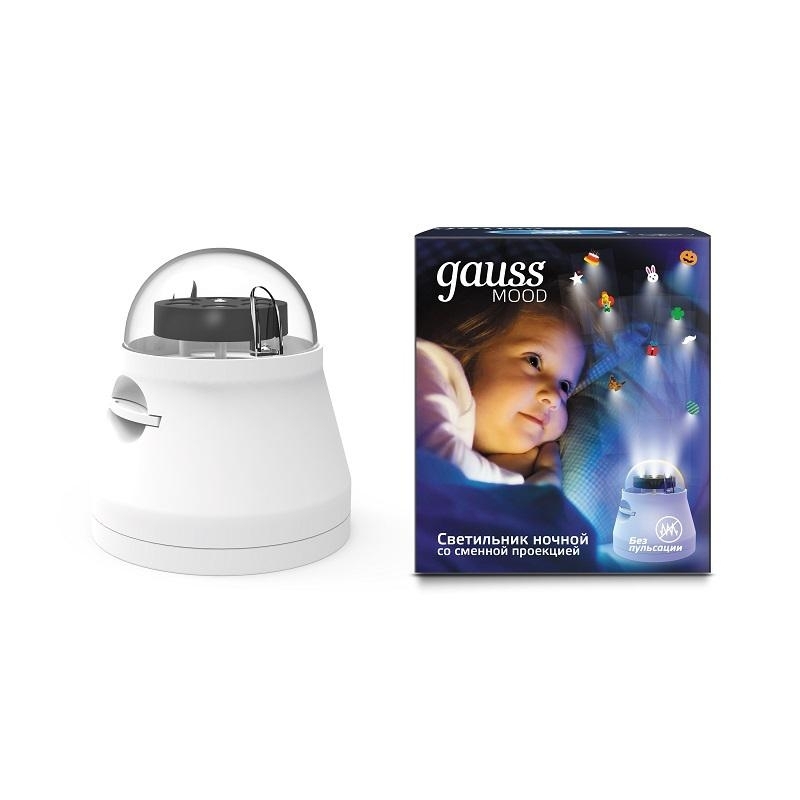 Ночник Gauss DIY0011 пластик белый
