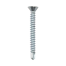 Саморез оконный Kranz сверло, 3.9х35, белый цинк, короб (500 шт./уп.)