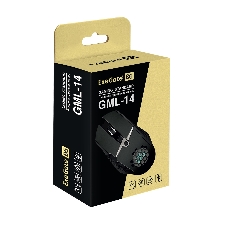 Мышь проводная ExeGate Gaming Standard Laser GML-14 черный, 4000 dpi, USB, кнопки - 8