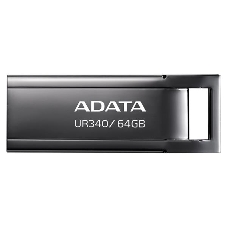Флешка USB ADATA UR340 (AROY-UR340-64GbK), 64Gb, USB 3.2, R/W 100/30, черный