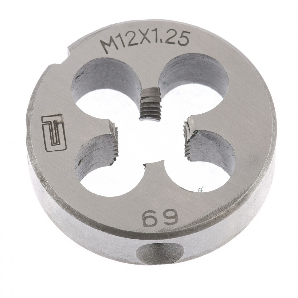 Плашка Сибртех М12x1,25 мм