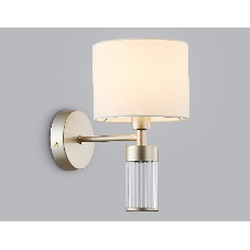 Настенный светильник Ambrella light LH71305 CGD/WH золото/белый E14 max 40W 220*150*260