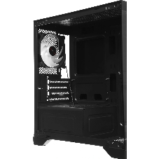 Компьютерный корпус Accord ACC-350-02B черный без БП mATX 1x120мм 1xUSB 2.0 1xUSB 3.0 1xUSB3.1 audio