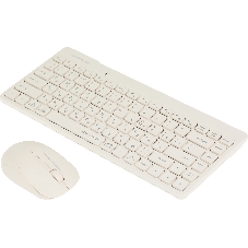 Комплект клавиатура+мышь A4Tech FStyler FG2200 Air2 беспроводной, USB, 1200 DPI, бежевый