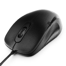 Мышь проводная Gembird MOP-100 черный, 1000 dpi, USB, кнопки - 3