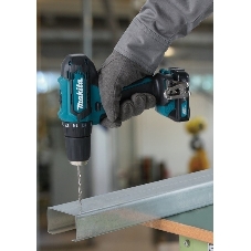 Дрель-шуруповерт Makita DF333DWAE, 12 В, 2 Ач, 30 Нм, щеточный