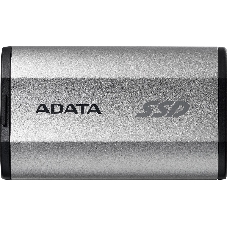 Внешний SSD ADATA SD810, 4Tb, USB 3.2 Gen 2x2 Type-C, R/W 2000/2000, серебристый