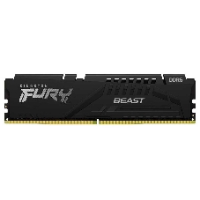 Оперативная память Kingston Fury Beast, DDR5, 8GB (1x8GB), 5600MHz, CL36, DIMM, с радиатором, черный