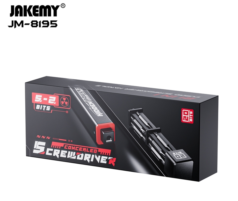 Компактная Отвертка со сменными насадками Jakemy JM-8195 20 в 1