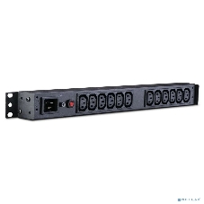 Блок распределения питания PDU CyberPower PDU83401 Basic 1U type, 16Amp, 12 IEC outlets