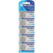 Литиевый элемент питания PKCELL CR2016-5B тип - CR2016 5 шт в блистере