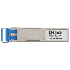 Сетевое оборудование D-Link (DEM-210/B1A) Модуль SFP с 1 портом 100Base-FX для одномодового оптического кабеля, питание 3,3В (до 15 км)