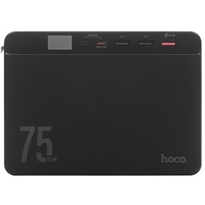 Внешний аккумулятор HOCO (6931474779175) J94 Overlord 22.5W fully compatible PB 75000mAh (черный)