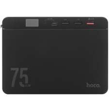 Внешний аккумулятор HOCO (6931474779175) J94 Overlord 22.5W fully compatible PB 75000mAh (черный)