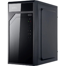 Компьютерный корпус KingPrice KPCC-MN208 черный без БП mATX 1x80мм 2x120мм 2xUSB 2.0 audio