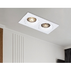 Светильник встраиваемый Ambrella light TN102731/2 WH белый GU5.3 175*92*23