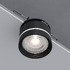 Встраиваемый светодиодный светильник 25035/LED 8W 4200K чёрный